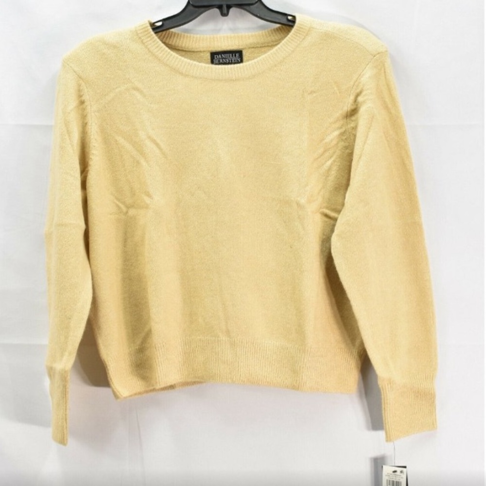 NWT Danielle Bernstein Pullover Crew Neck Sweater